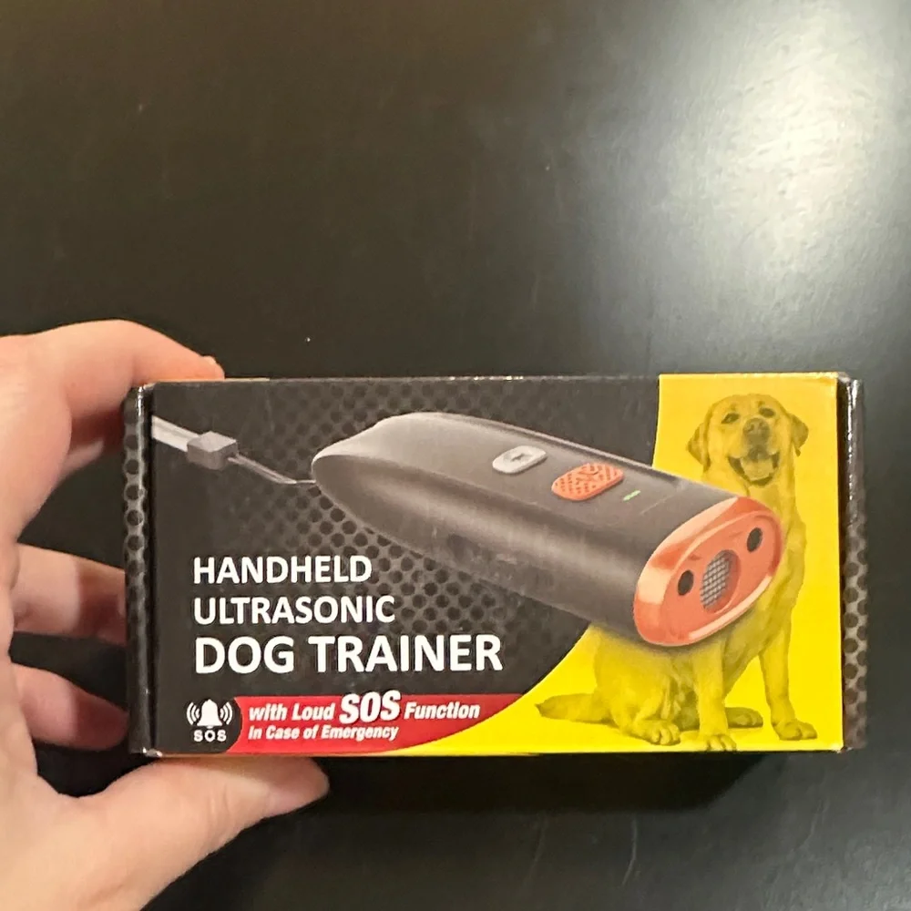 Ultrasonic Dog Trainer - Black and Orange